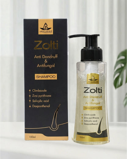 Zolti Anti Dandruff Shampoo with Climbazole & Zinc – 100ml