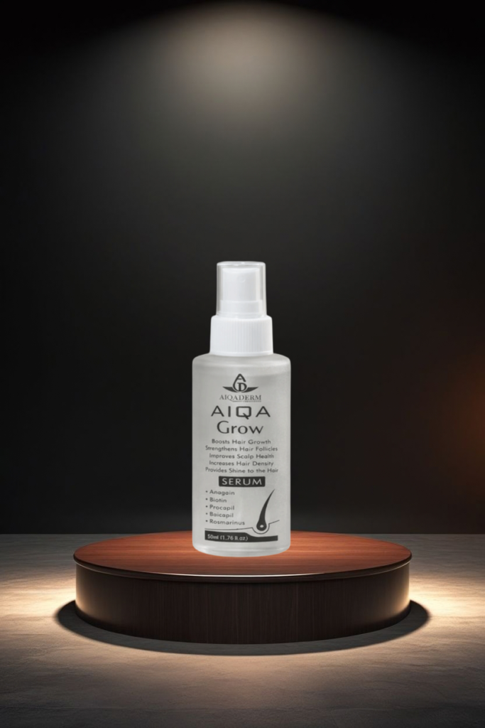 AIQA Grow Serum – Hair Growth Serum with Anagain, Biotin, Procapil & Baicapil (150ml)