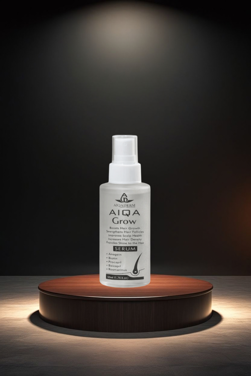 AIQA Grow Serum – Hair Growth Serum with Anagain, Biotin, Procapil & Baicapil (150ml)